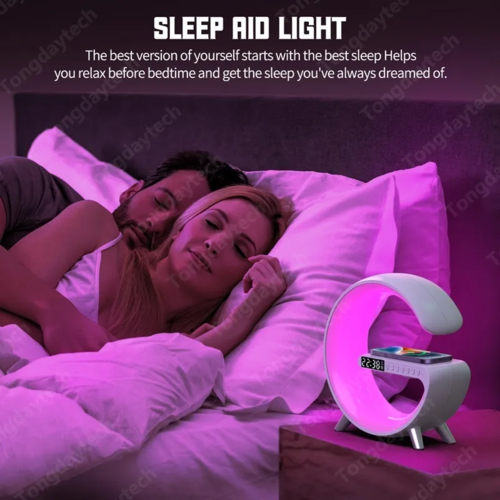 3in1 G-lamp speaker with wireless charger+bluetooth speakers