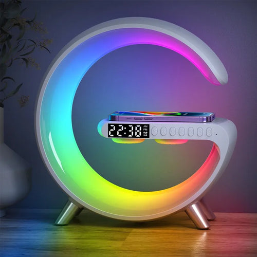 3in1 G-lamp speaker with wireless charger+bluetooth speakers